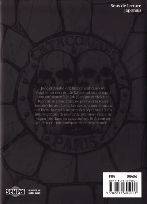 Verso de l'album Catacombes Vol. 3