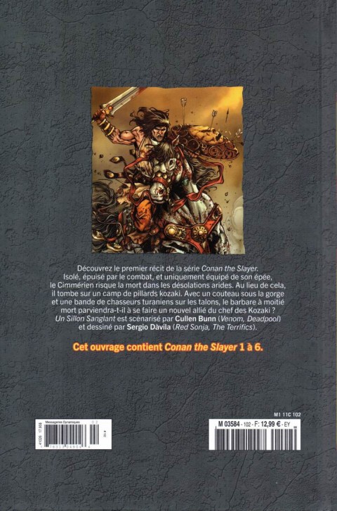 Verso de l'album The Savage Sword of Conan - La Collection Tome 102 Un Sillon sanglant