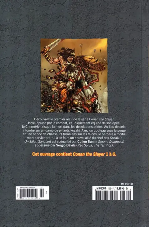 Verso de l'album The Savage Sword of Conan - La Collection Tome 102 Un Sillon sanglant