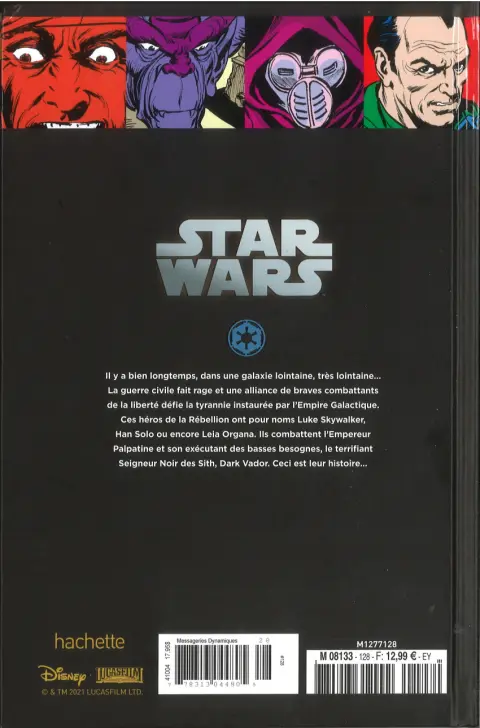 Verso de l'album Star Wars - Légendes - La Collection Tome 128 Star Wars Classic