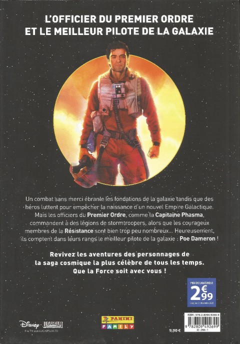 Verso de l'album Star Wars - Histoires galactiques 6 Capitaine Phasma & Poe Dameron