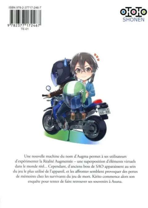 Verso de l'album Sword art online - Ordinal Scale 003