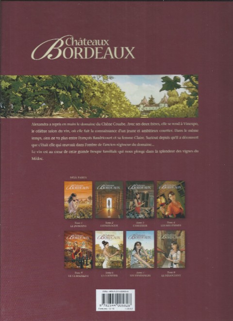 Verso de l'album Châteaux Bordeaux Tome 6 Le Courtier