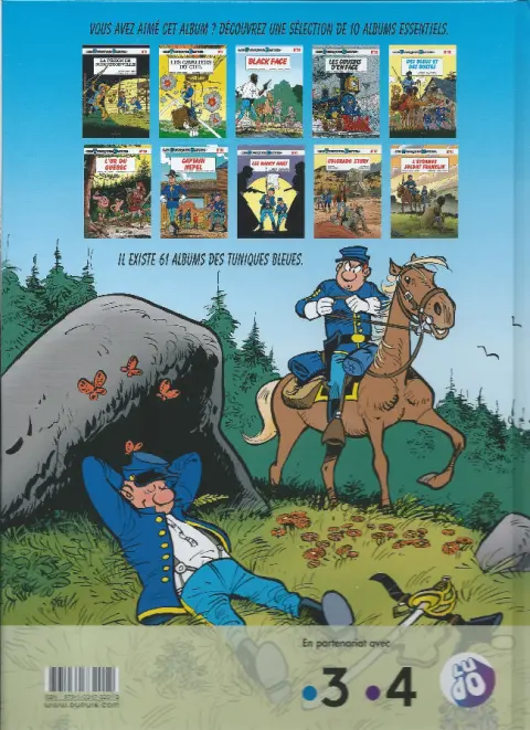 Verso de l'album Les Tuniques Bleues Tome 27 Bull Run