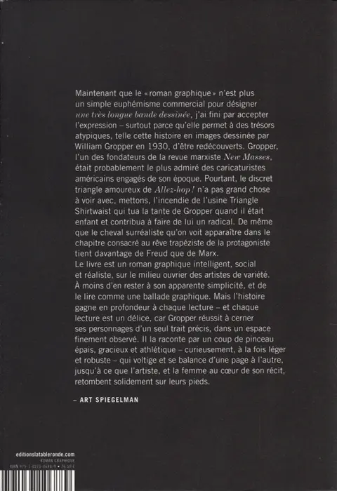 Verso de l'album Allez-hop !
