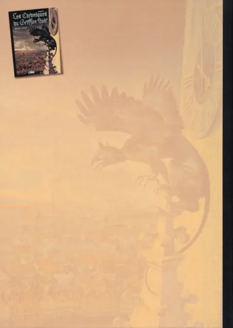 Verso de l'album Les chroniques du Griffon noir Intégrale 1