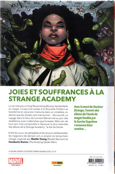 Verso de l'album Strange Academy 3 La magie des vœux