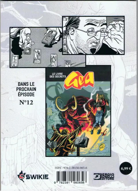 Verso de l'album Gea N° 11 Le détraqué