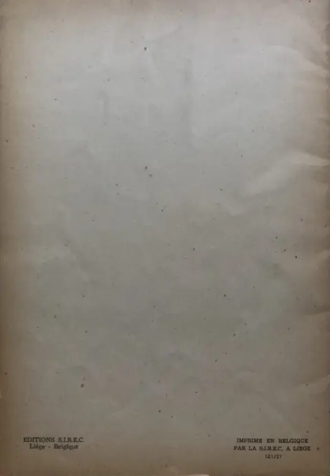 Verso de l'album Le club de l'Aventure