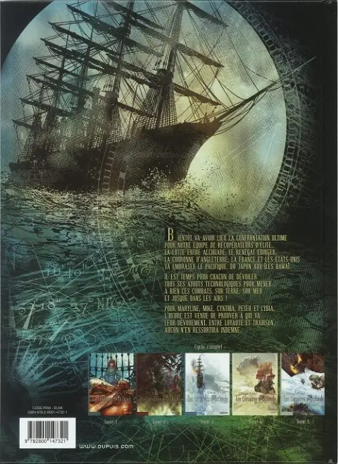 Verso de l'album Les Corsaires d'Alcibiade Tome 5 Alètheia