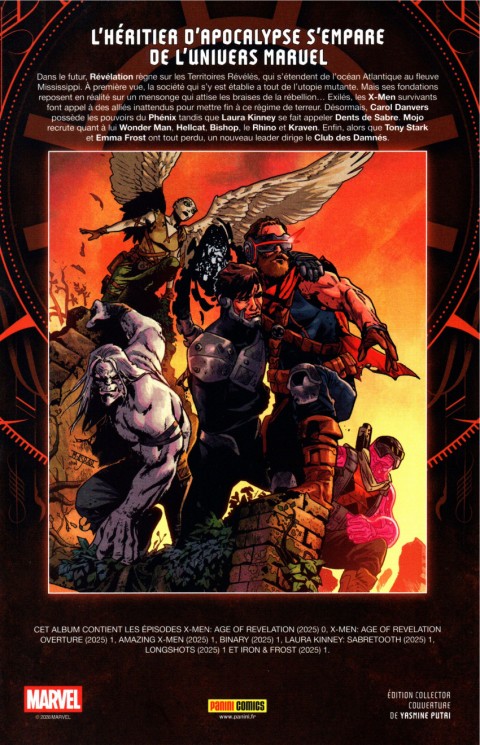 Verso de l'album X-Men - L'ère de Révélation Volume 1/7