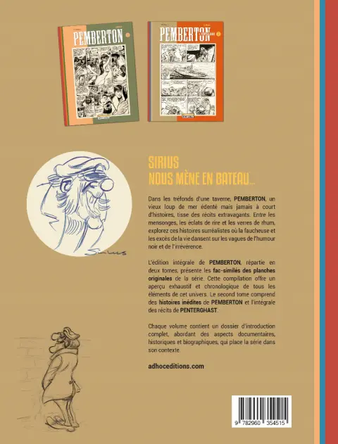 Verso de l'album Pemberton Tome 2 Intégrale