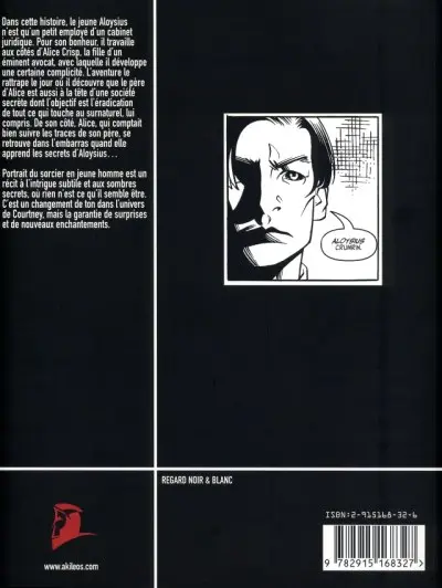 Verso de l'album Courtney Crumrin Portrait du Sorcier en Jeune Homme