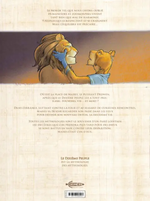 Verso de l'album Le Dixième peuple Tome 4 Mahes