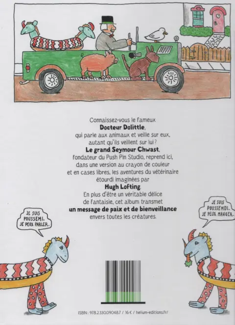 Verso de l'album Docteur Dolittle