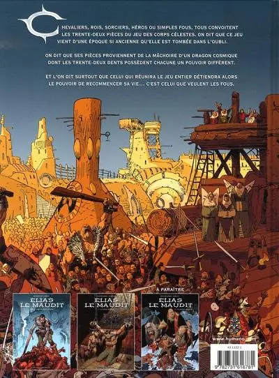 Verso de l'album Élias le maudit Tome 2 La peste rousse