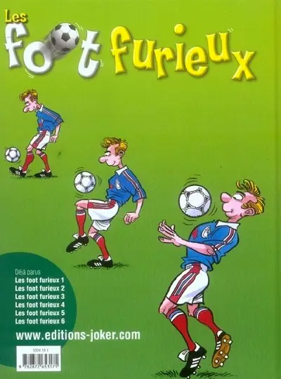 Verso de l'album Les Foot furieux Tome 6