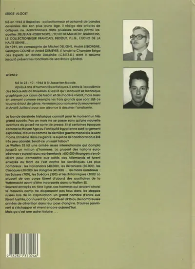 Verso de l'album Front de l'est