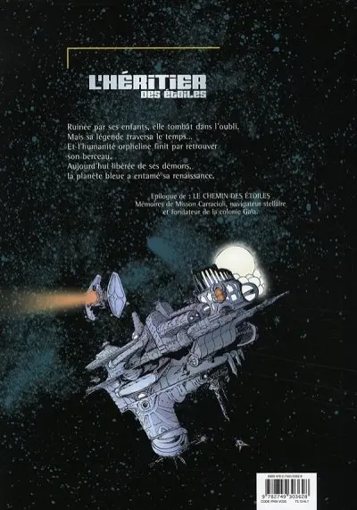 Verso de l'album L'Héritier des étoiles Tome 3 Là, d'où tu viens