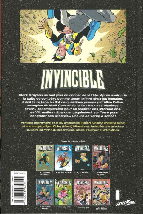 Verso de l'album Invincible Tome 8 Loin de ce monde