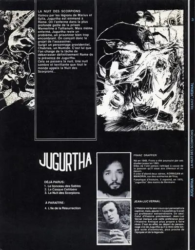 Verso de l'album Jugurtha Tome 3 La nuit des scorpions
