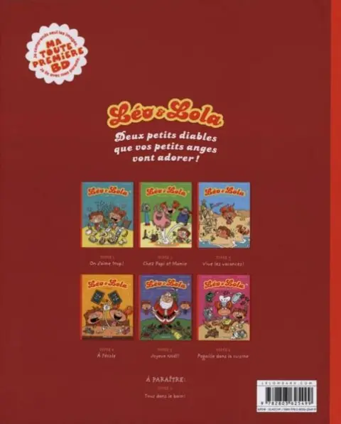 Verso de l'album Léo & Lola Tome 6 Pagaille dans la cuisine