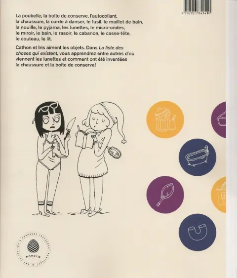 Verso de l'album La Liste des choses qui existent Tome 2