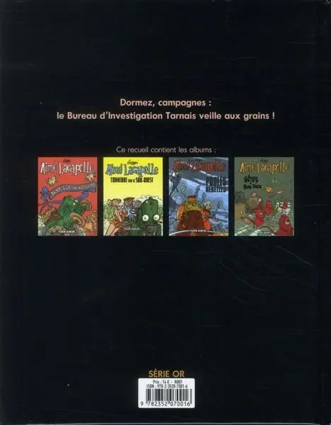Verso de l'album Aimé Lacapelle