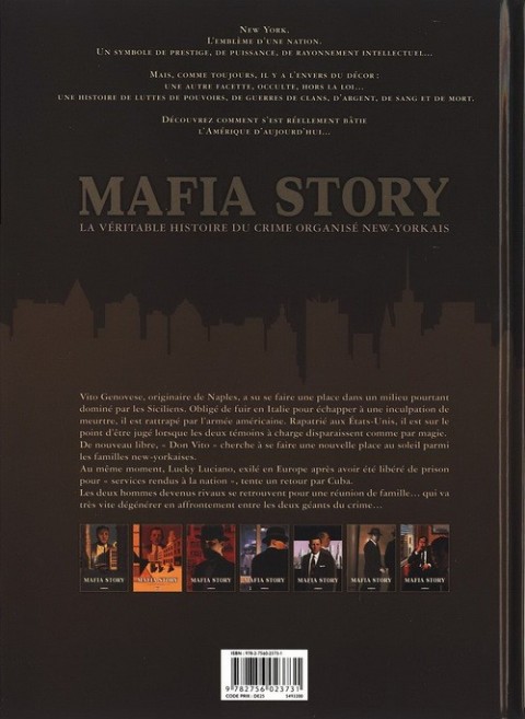 Verso de l'album Mafia story Tome 7 Don Vito {1/2}