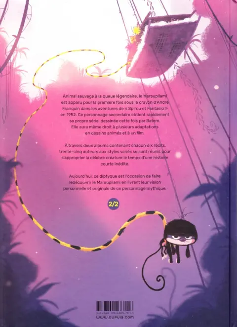 Verso de l'album Marsupilami - Des histoires courtes par... Tome 2