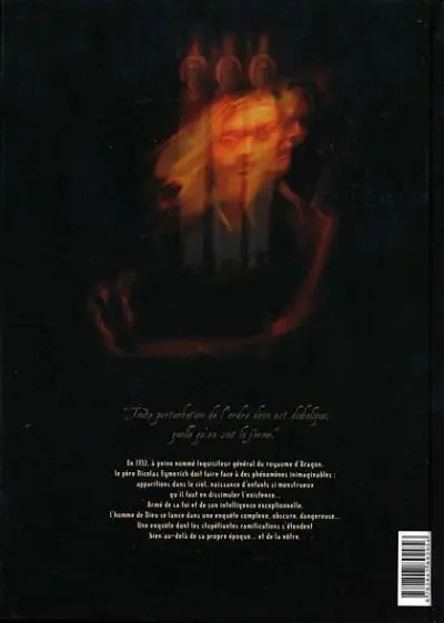 Verso de l'album Nicolas Eymerich, Inquisiteur Tome 2 La Déesse - Volume II de II