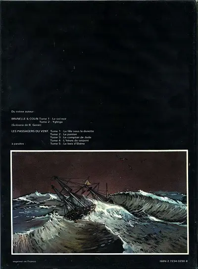 Verso de l'album Les Passagers du vent Tome 4 L'heure du serpent