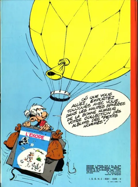 Verso de l'album Les Petits hommes Tome 2 Des petits hommes au brontoxique