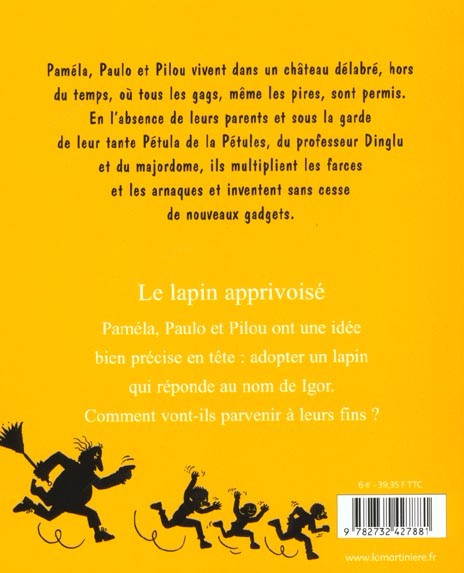 Verso de l'album Les Pétules Tome 2 Le lapin apprivoisé