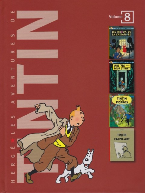 Couverture de l'album Tintin, coffret mini-intégrales Volume 8