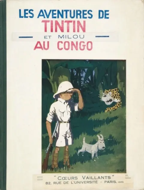 Couverture de l'album Tintin Tome 2 Tintin au Congo