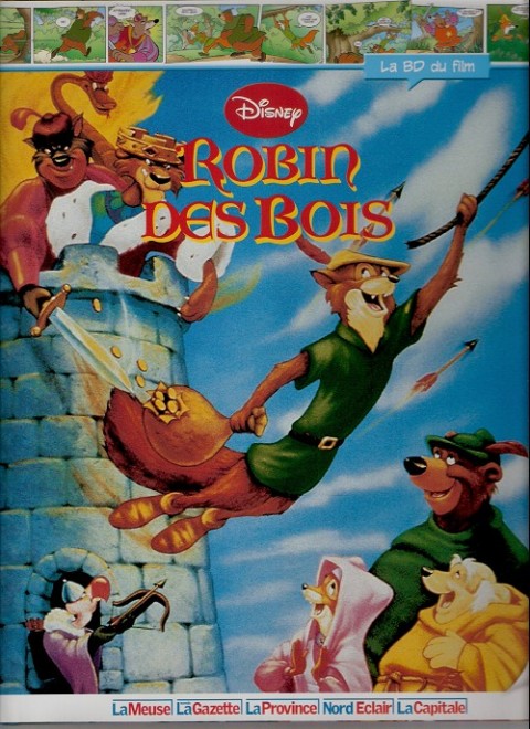 Couverture de l'album Disney (La BD du film) Tome 18 Robin des bois