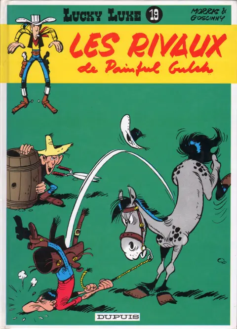 Couverture de l'album Lucky Luke Tome 19 Les rivaux de Painful Gulch