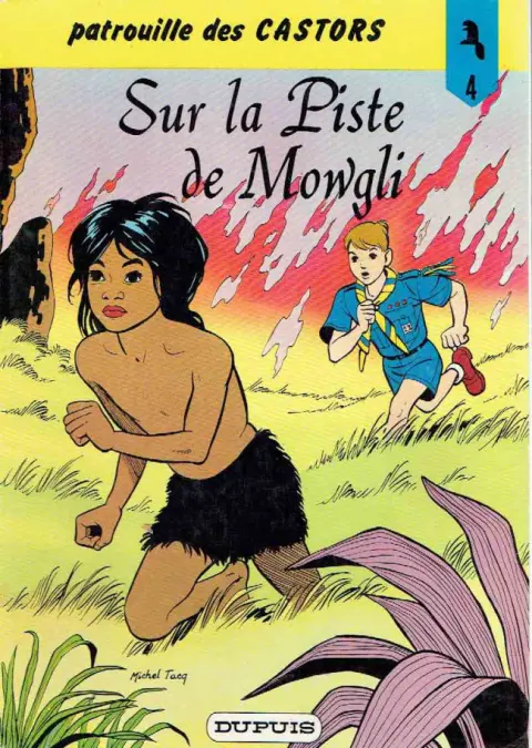 Couverture de l'album La Patrouille des Castors Tome 4 Sur la piste de Mowgli