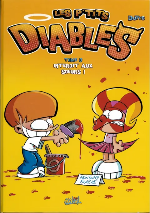 Couverture de l'album Les P'tits diables Tome 9 Interdit aux sœurs !