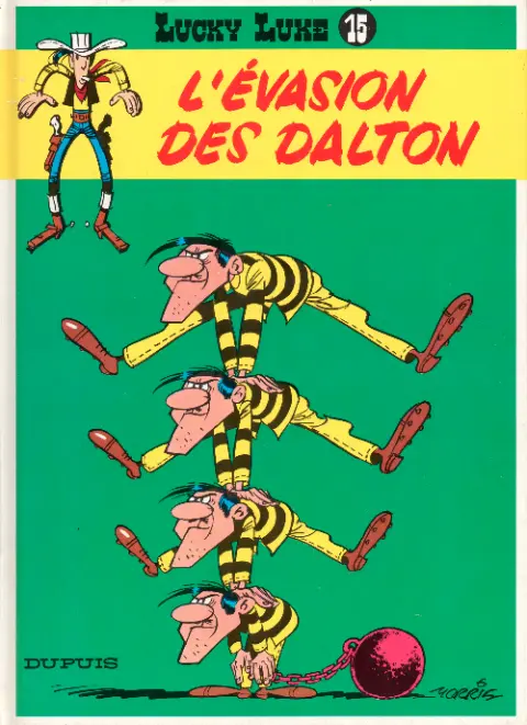 Couverture de l'album Lucky Luke Tome 15 L'évasion des Dalton