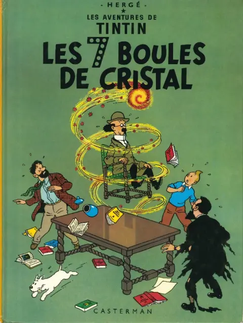 Couverture de l'album Tintin Tome 13 Les 7 boules de cristal