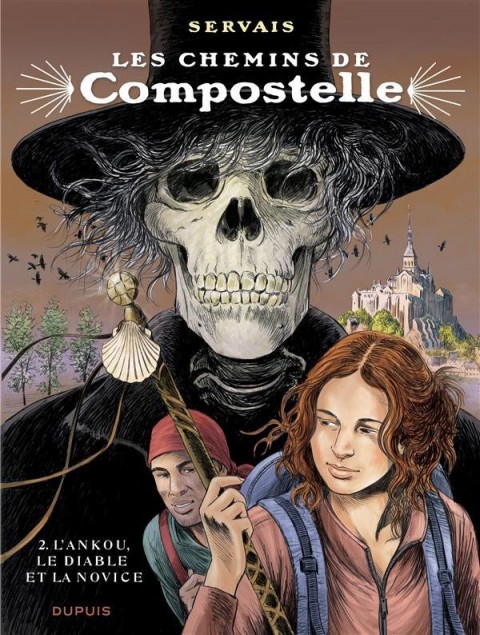 Couverture de l'album Les Chemins de Compostelle Tome 2 L'ankou, le diable et la novice