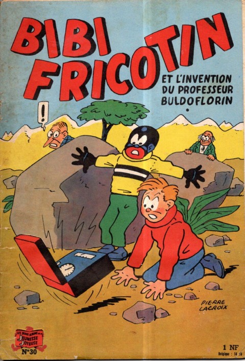 Couverture de l'album Bibi Fricotin 2e Série - Societé Parisienne d'Edition Tome 30 Bibi Fricotin et l'invention du Professeur Buldoflorin