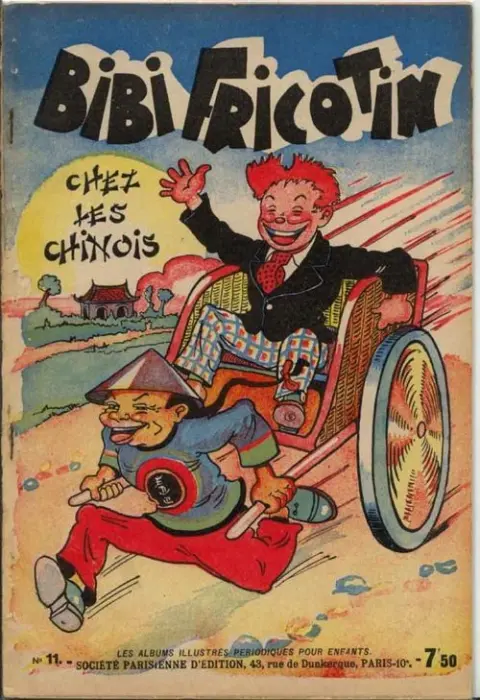 Bibi Fricotin 1e Série - Societé Parisienne d'Edition Tome 11 Bibi Fricotin chez les Chinois