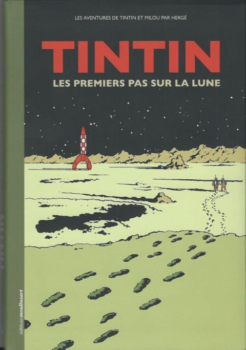 Couverture de l'album Tintin - Divers Les premiers pas sur la Lune