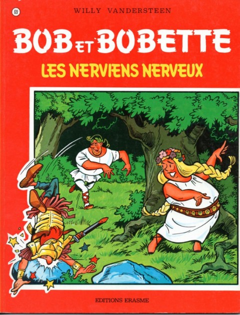 Couverture de l'album Bob et Bobette Tome 69 Les nerviens nerveux