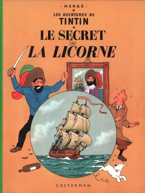 Couverture de l'album Tintin Tome 11 Le secret de la licorne