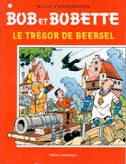 Couverture de l'album Bob et Bobette Tome 111 Le trésor de Beersel