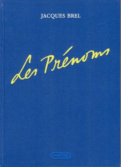 Couverture de l'album Jacques Brel Tome 2 Les Prénoms